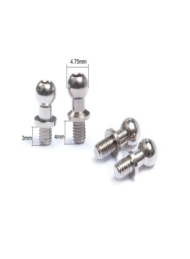 MORFUM 13PCS Metal Ball Head Screws, RC Car Steel Ball Head Rod End Holder Tie Rod End Hole Kit for 1/10 Sakura D4 RC Drift Racing Car Upgrade Parts Accessories - Image 2